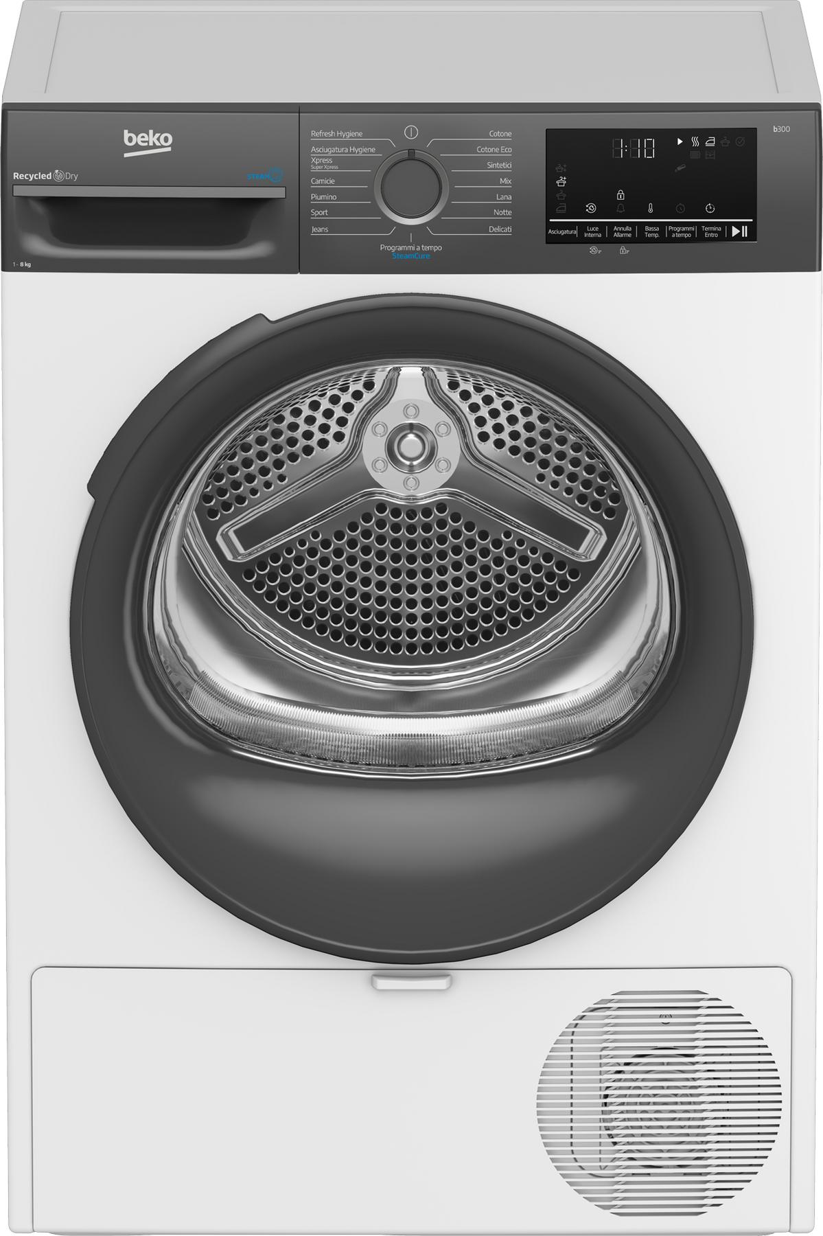 ASCIUGATRICE BEKO BMEUT481SAI_IT A pompa di calore
